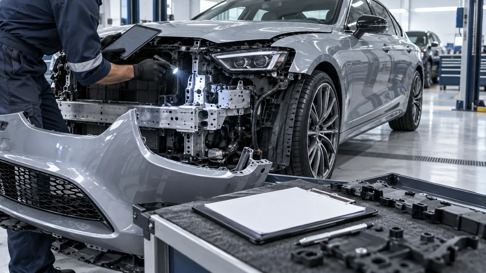 Осмотр скрытых повреждений автомобиля по КАСКО